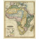 Afrika vintage verdenskort
