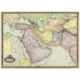 gammelt verdenskort mellemøsten